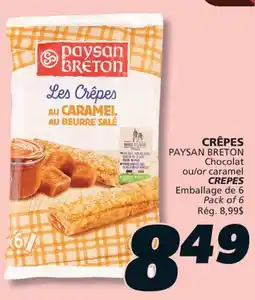 IGA PAYSAN BRETON or caramel CREPES offer