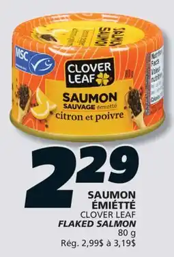 IGA CLOVER LEAF FLAKED SALMON offer