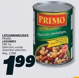 IGA PRIMO LEGUMES offer