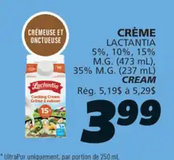 IGA LACTANTIA 5%, 10%, 15% M.G. (473 mL), 35% M.G. (237 mL) CREAM offer