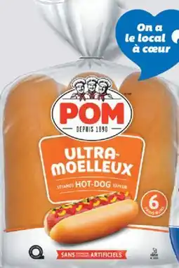 IGA POM ULTRA-MOELLEUX HOT-DOG BUNS offer
