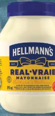 IGA HELLMANN'S MAYONNAISE offer