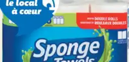 IGA SPONGE TOWELS ULTRA BATHROOM TISSUE offer