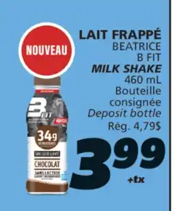 IGA B FIT MILK SHAKE offer