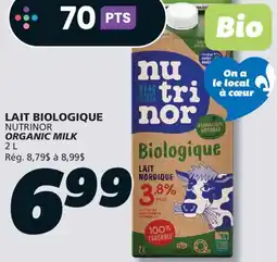 IGA NUTRINOR ORGANIC MILK offer