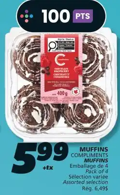 IGA COMPLIMENTS MUFFINS offer