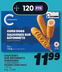 IGA COMPLIMENTS FROZEN CORN DOGS offer