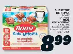 IGA BOOST ENFANTS REPLACEMENT offer