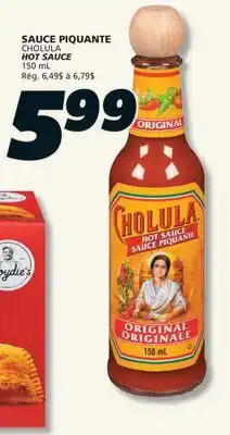 IGA CHOLULA HOT SAUCE offer
