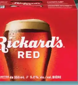 IGA RICKARD'S RED BEER offer