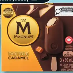 IGA MAGNUM ICE CREAM OR ICE CREAM BARS offer
