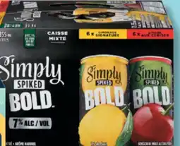 IGA SIMPLY SPIKED, ALCOHOLIC MALT BEVERAGE offer