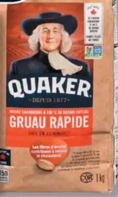 IGA QUAKER OATMEAL OR INSTANT OATMEAL offer