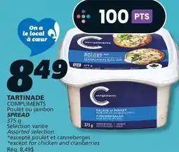 IGA COMPLIMENTS SPREAD offer