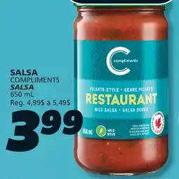 IGA COMPLIMENTS SALSA offer
