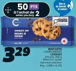 IGA COMPLIMENTS COOKIES offer