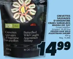 IGA MARINA DEL RAY FROZEN RAW WILD AGENTINIAN SHRIMP offer