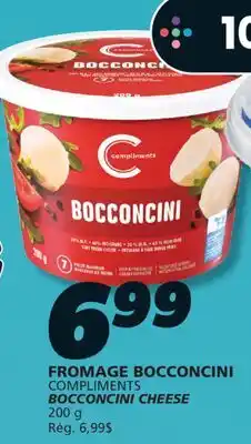 IGA COMPLIMENTS BOCCONCINI CHEESE offer