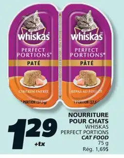 IGA WHISKAS PERFECT PORTIONS CAT FOOD offer
