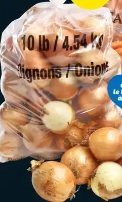 IGA ONIONS offer