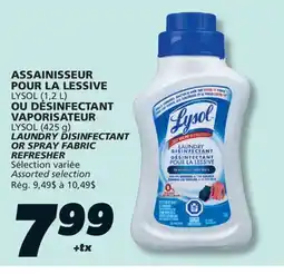IGA LYSOL LAUNDRY DISINFECTANT offer