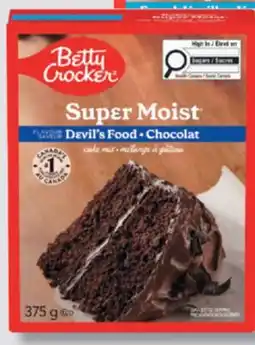 IGA BETTY CROCKER SUPERMOIST CAKE MIX offer