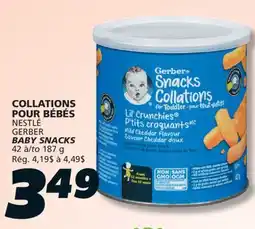 IGA GERBER BABY SNACKS offer