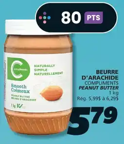 IGA COMPLIMENTS PEANUT BUTTER offer