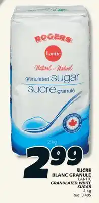 IGA LANTIC GRANULATED WHITE SUGAR offer