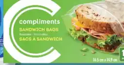 IGA COMPLIMENTS SANDWICH OR COMPOSTABLE BAGS offer