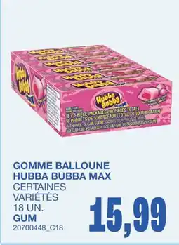 Wholesale Club GOMME BALLOUNE MAX, 18 UN offer