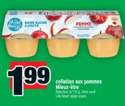 Super C collation aux pommes Mieux-être | apple snack offer