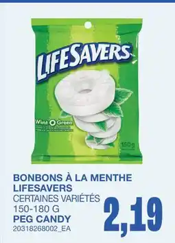 Wholesale Club BONBONS À LA MENTHE offer