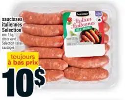 Super C saucisses italiennes Selection | Selection italian sausages offer