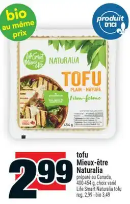 Super C tofu Mieux-être Naturalia offer