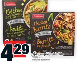 Super C repas surgelé Irrésistible | Irrésistible frozen meal offer