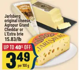 Marché Adonis JARLSBERG ORIGINAL CHEESE, AGROPUR GRAND CHEDDAR OR L'EXTRA BRIE offer