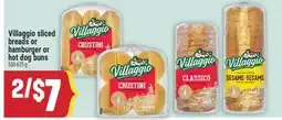 Marché Adonis VILLAGGIO SLICED BREADS OR HAMBURGER OR HOT DOG BUNS offer