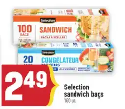 Marché Adonis SELECTION SANDWICH BAGS offer