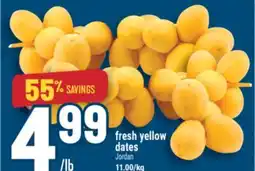 Marché Adonis fresh yellow dates offer