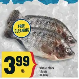Marché Adonis whole black tilapia offer