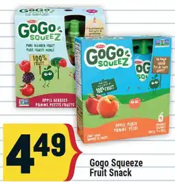 Marché Adonis Gogo Squeeze Fruit Snack offer