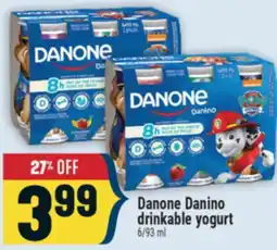 Marché Adonis DANONE DANINO DRINKABLE YOGURT offer