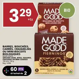 Rachelle-Bery Grocery MADE GOOD ORGANIC BARS, BITES, SQUARES, CRACKERS OR MINI COOKIES offer