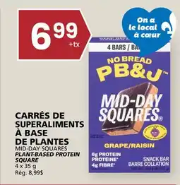 Rachelle-Bery Grocery MID-DAY SQUARES PLANT-BASED PROTEIN offer
