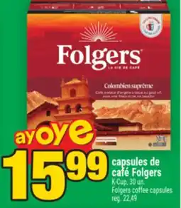 Super C capsules de café Folgers | Folgers coffee capsules offer