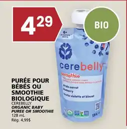 Rachelle-Bery Grocery CEREBELLY ORGANIC BABY PUREE OR SMOOTHIE offer