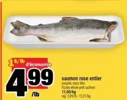 Super C saumon rose entier | frozen whole pink salmon offer