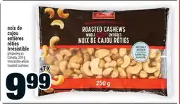 Super C noix de cajou entières rôties Irrésistible | Irrésistible whole roasted cashews offer