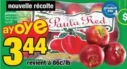 Super C pommes Paula Red | Paula Red apples offer